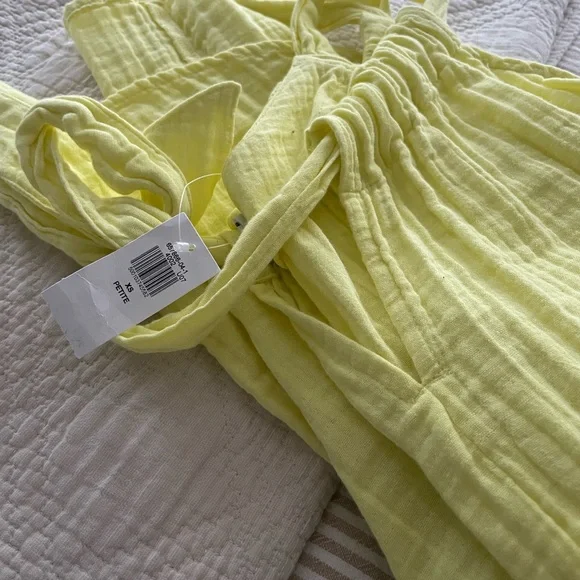 Sleeveless Shirred Midi Dress, XSP, NWT - Picture 3 of 3